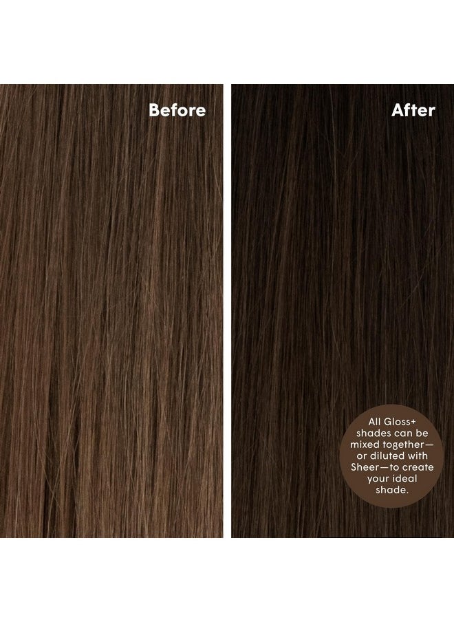 dpHUE Gloss+, Cool Medium Brown - 6.5 oz (8-12 Applications) - Semi-Permanent Hair Color & Conditioner - Lasts Up to Eight Washes - Paraben, SLS & SLES Sulfate Free - Vegan, Leaping Bunny Certified