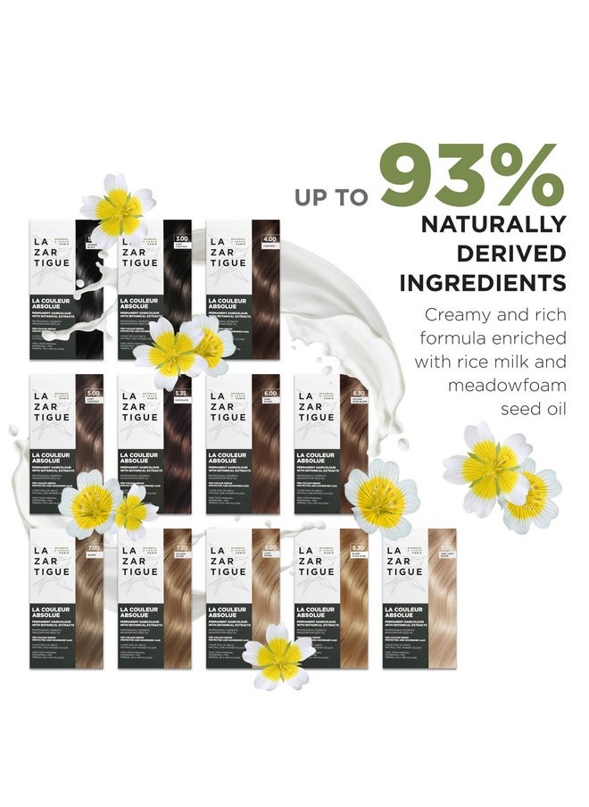 Lazartigue La Couleur Absolue 7.30 Golden Blond - Permanent Haircolour with Botanical Extracts - Nourishing Color and Shine - Free From Ammonia, PPD, Resorcinol, Mineral Oils and Silicone - Vegan