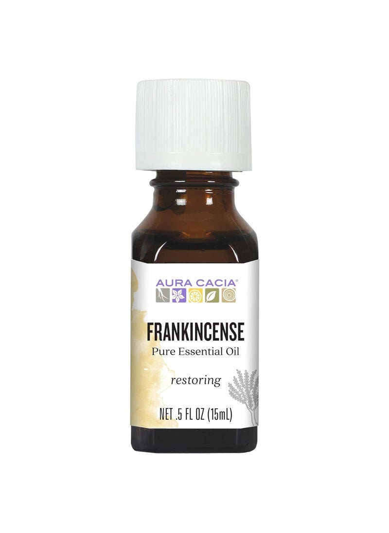 Aura Cacia Essential Oil, Meditative Frankincense, 0.5 fluid ounce, Packaging May Vary