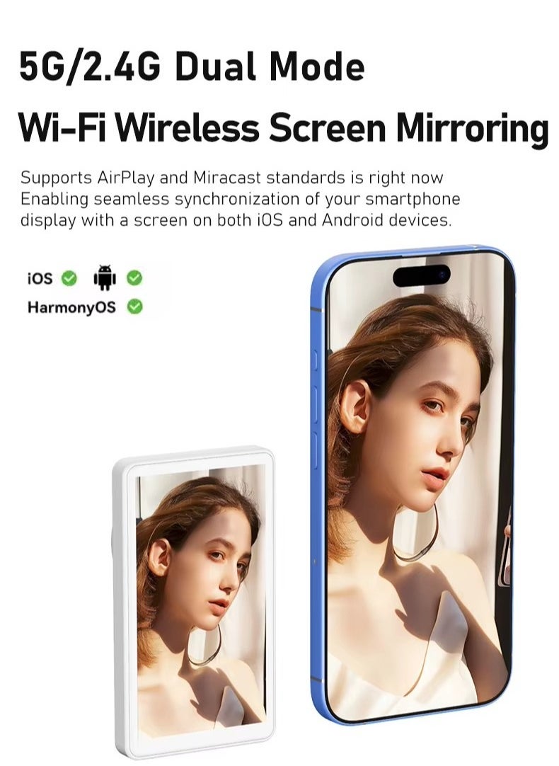 2025 Magnetic Wireless Phone Selfie Monitor – 4