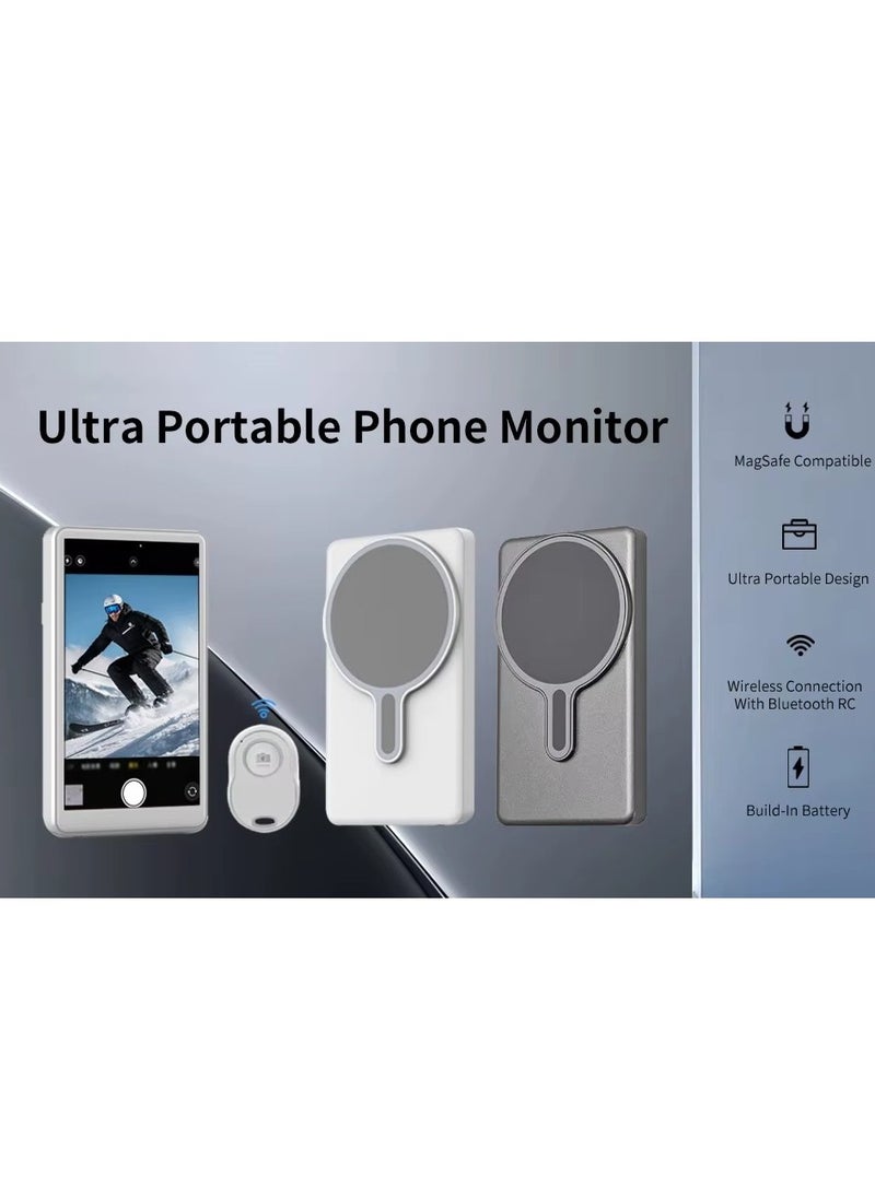 2025 Magnetic Wireless Phone Selfie Monitor – 4