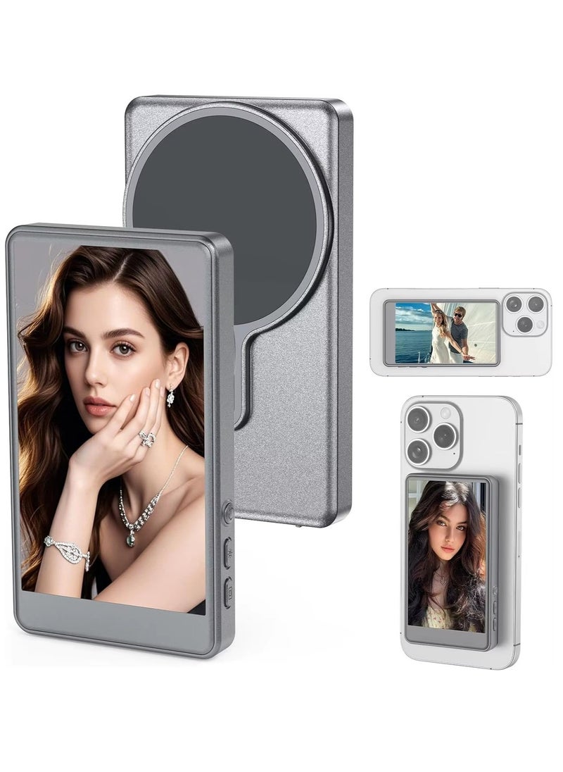 2025 Magnetic Wireless Phone Selfie Monitor – 4