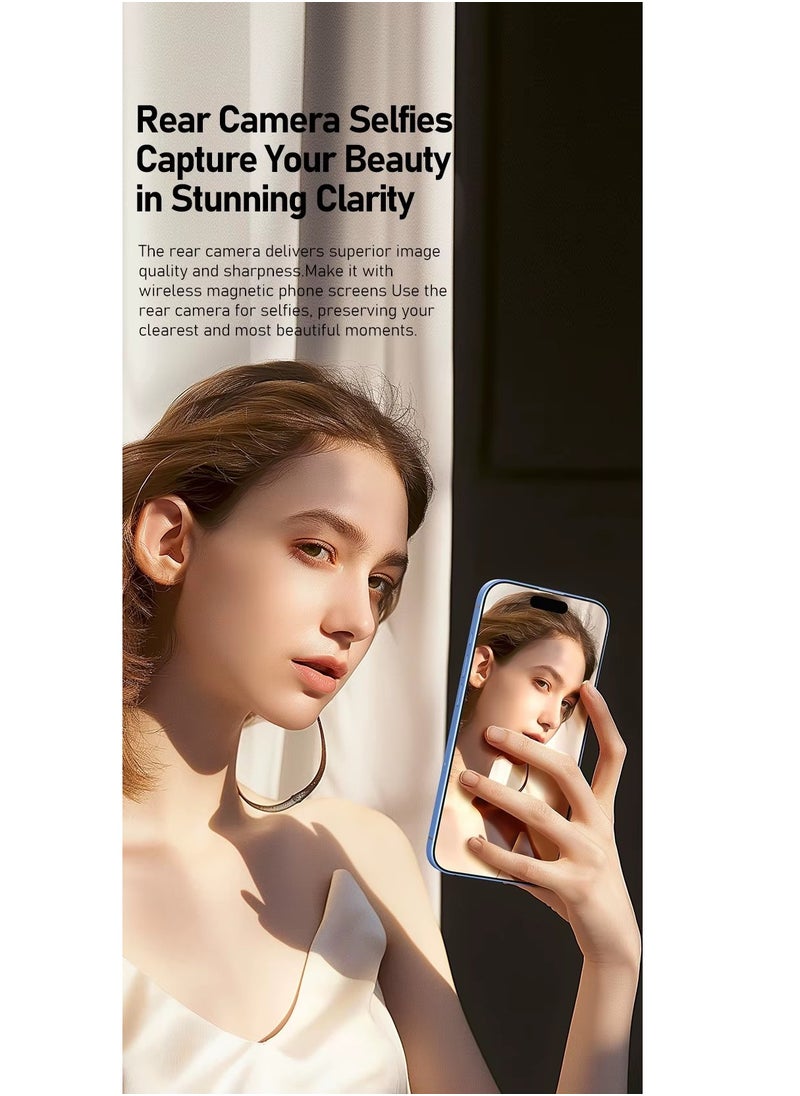 2025 Magnetic Wireless Phone Selfie Monitor – 4