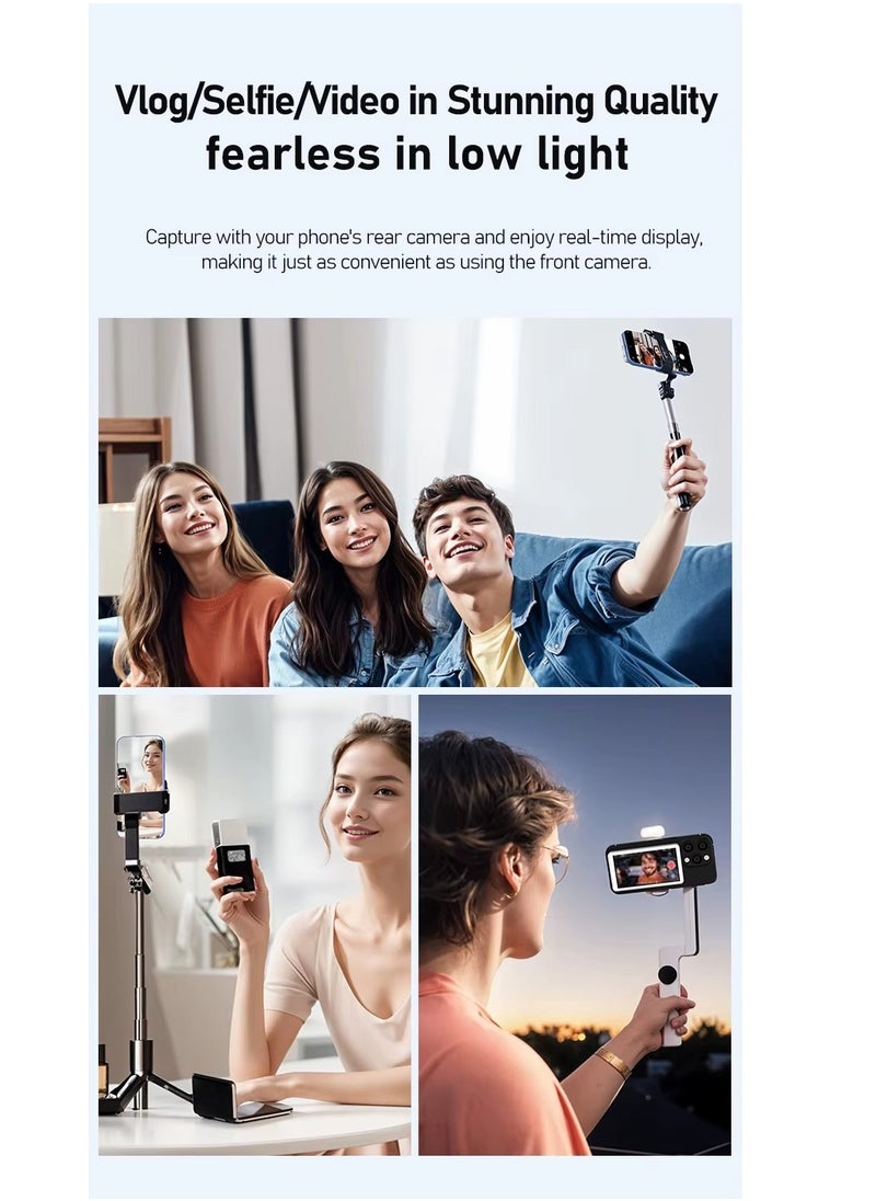 2025 Magnetic Wireless Phone Selfie Monitor – 4