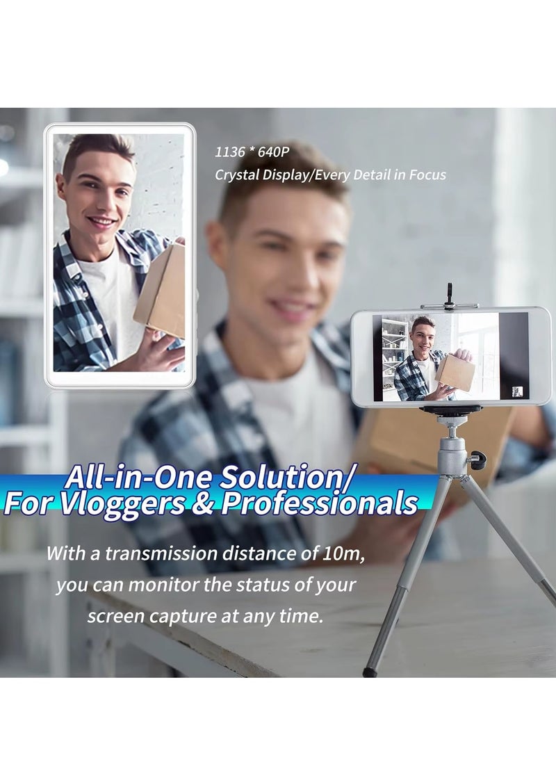 2025 Magnetic Wireless Phone Selfie Monitor – 4