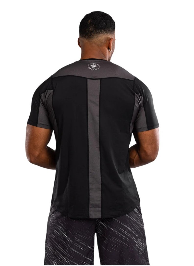 VENUM RAPID DRY TECH T-SHIRT BLACK/STORM GREY