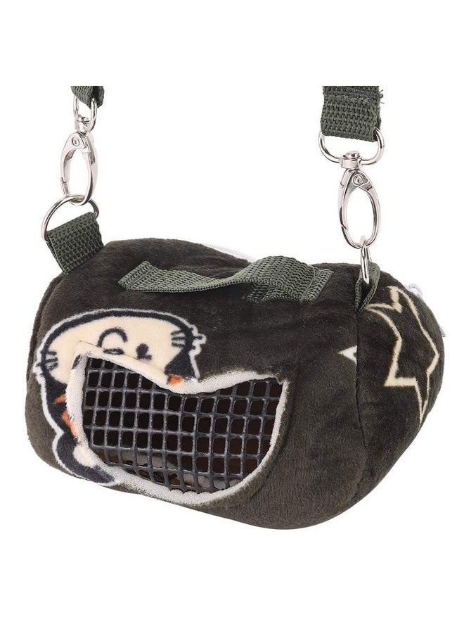 Portable Breathable Small Animals Hamster Guinea Pig Carrier Bag for Small Pets (M)