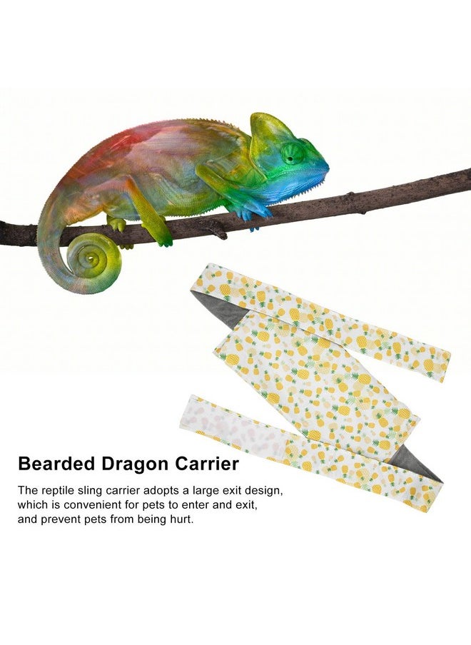Reptile Sling Carrier Bearded Dragon Carrier Comfortable Pet Carrier Small Animal Carriers for Reptiles Lizards Bearded Dragons Walking