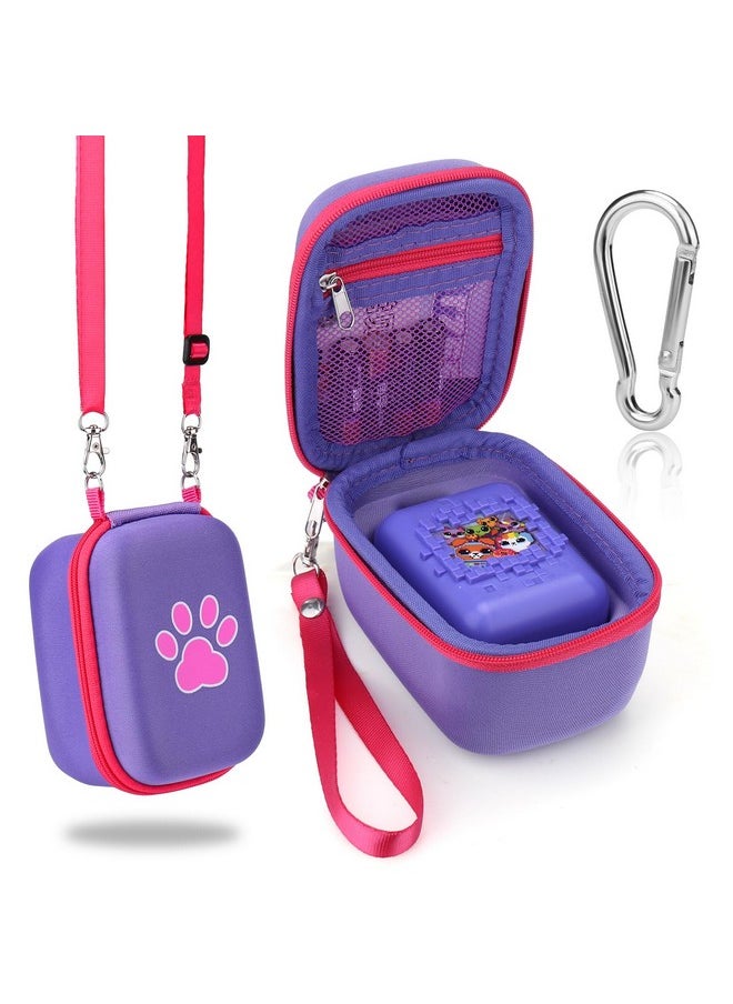 Mity rain Interactive Toy Digital Pet and Case Compatible with Bitzee, 3 in 1 Portable Holder for Hand/Neck/Bag Carrying with Storage Pocket, Electronic Pets Toys Accessories
