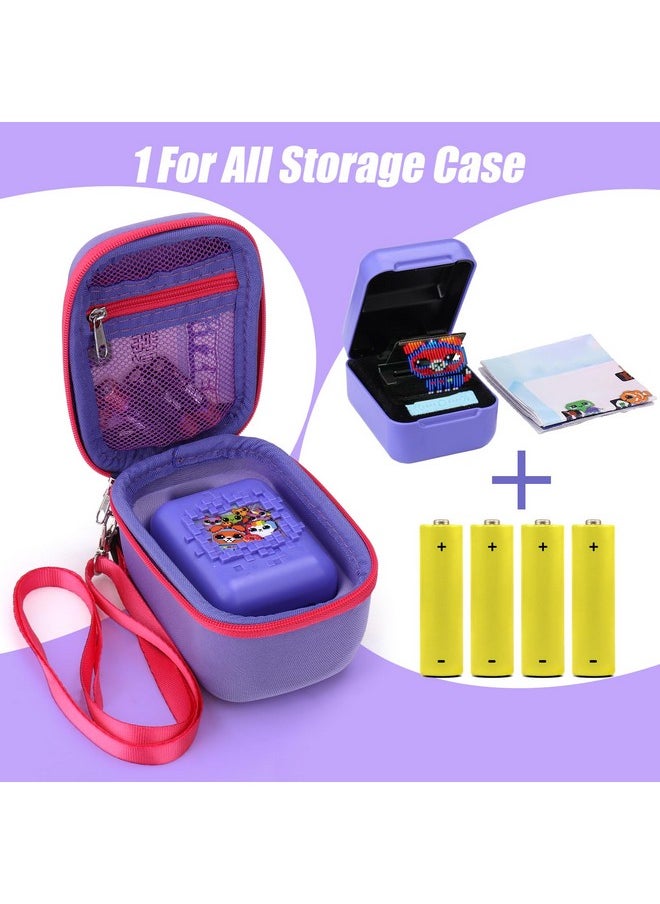 Mity rain Interactive Toy Digital Pet and Case Compatible with Bitzee, 3 in 1 Portable Holder for Hand/Neck/Bag Carrying with Storage Pocket, Electronic Pets Toys Accessories