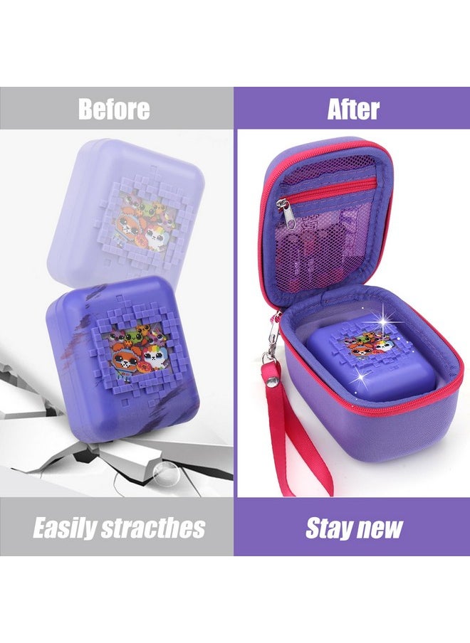 Mity rain Interactive Toy Digital Pet and Case Compatible with Bitzee, 3 in 1 Portable Holder for Hand/Neck/Bag Carrying with Storage Pocket, Electronic Pets Toys Accessories