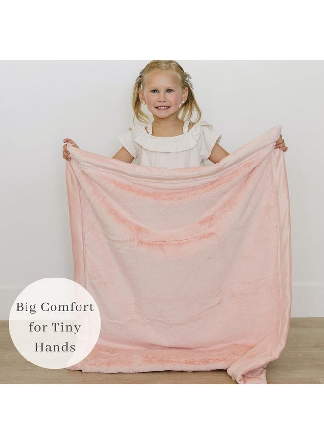 SARANONI Receiving Blankets for Babies Super Soft Boutique Quality Lush Luxury Baby Blanket (Peach Blush, Receiving Blanket 40