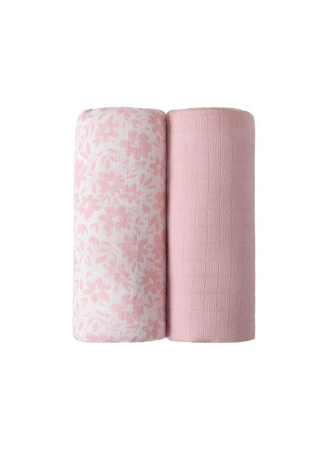 Softan 2 Pack Muslin Swaddle Blankets for Newborn, 36 x 40 inches Muslin Baby Receiving Blankets for Boys and Girls，Baby Newborn Gifts