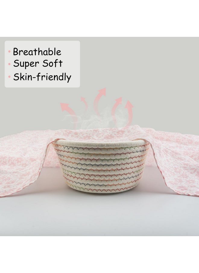 Softan 2 Pack Muslin Swaddle Blankets for Newborn, 36 x 40 inches Muslin Baby Receiving Blankets for Boys and Girls，Baby Newborn Gifts