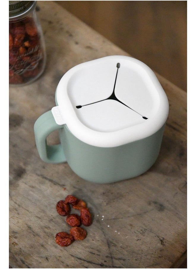 Pick 'n' Snack Silicone Snack Cup - Sage Green