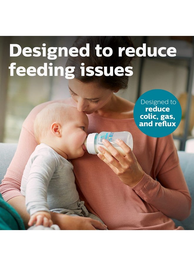 Philips Avent Anti-Colic Baby Bottle with AirFree Vent, 9oz, SCY703/91, 1pk, Clear, SCY703/91