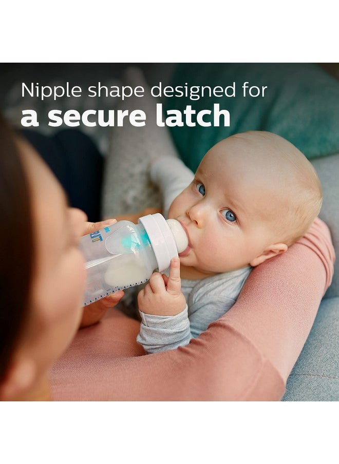 Philips Avent Anti-Colic Baby Bottle with AirFree Vent, 9oz, SCY703/91, 1pk, Clear, SCY703/91
