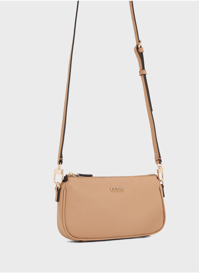 Noelle Dbl Pouch Crossbody