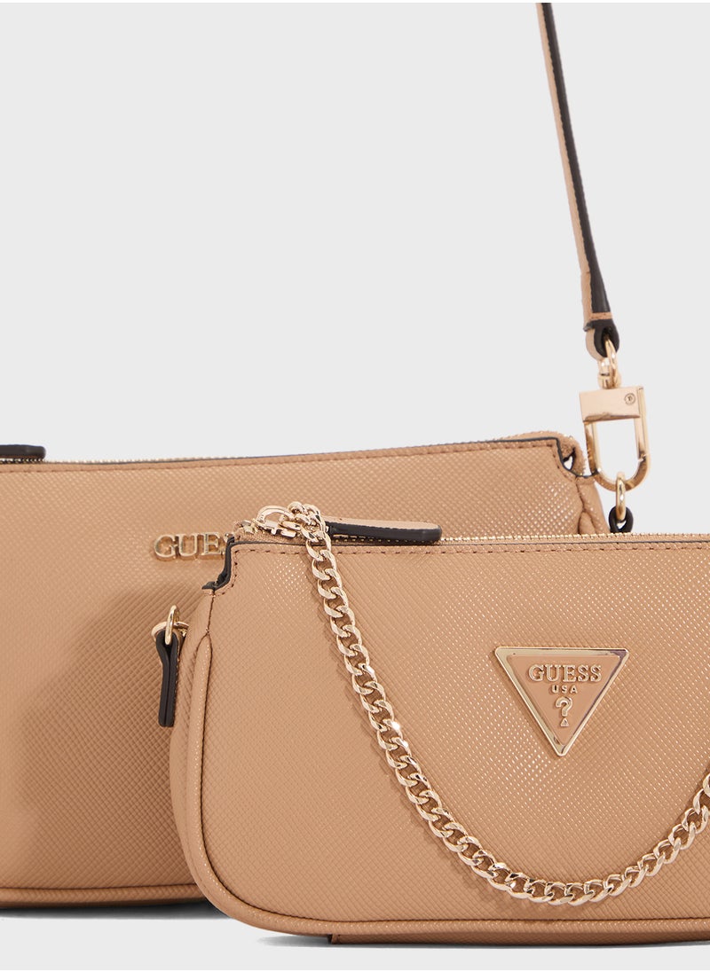 Noelle Dbl Pouch Crossbody