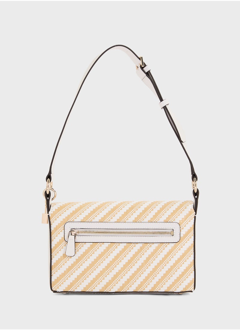 Simona Flap Shoulder Bag