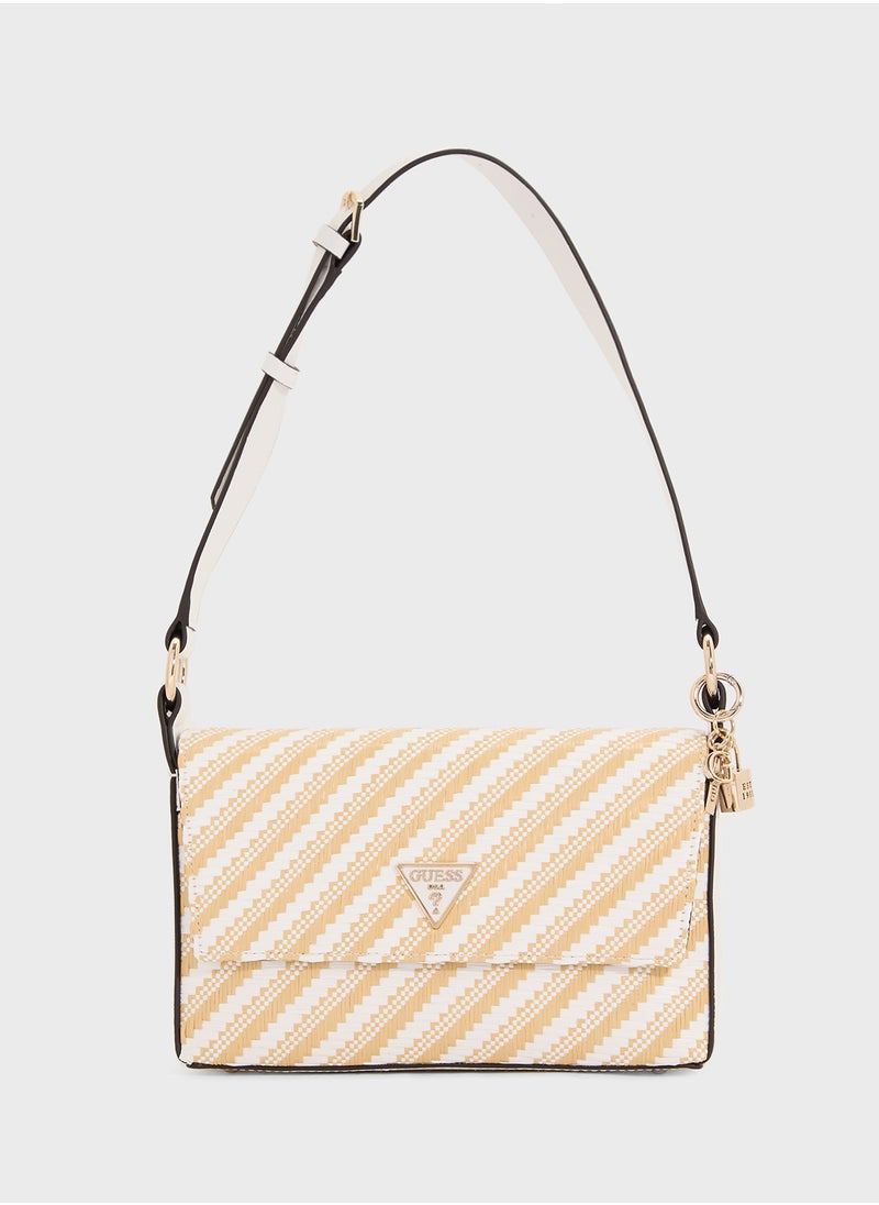 Simona Flap Shoulder Bag