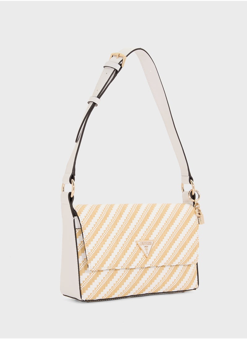 Simona Flap Shoulder Bag