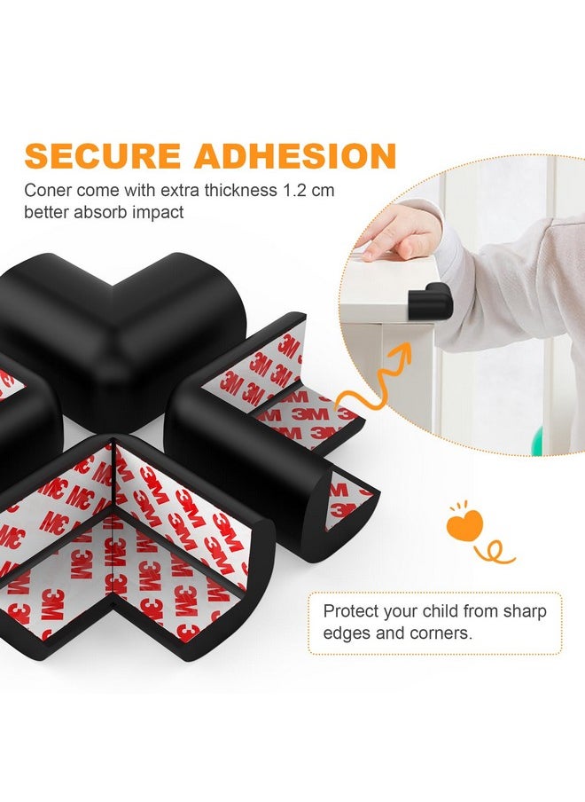 uxcell 10Pcs Plastic Corner Protectors 10x95mm Triangle Shape Glass Corner Guards Cushion for Corner Protection of Glass, Mirror, Tile, White