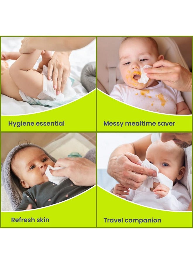 Little Angel Super Soft Cleansing Baby Wipes, 864 Count, Enriched with Aloe vera & Vitamin E, pH Balanced, Dermatologically Tested & Alcohol-free, Pack of 12, 72 count/pack