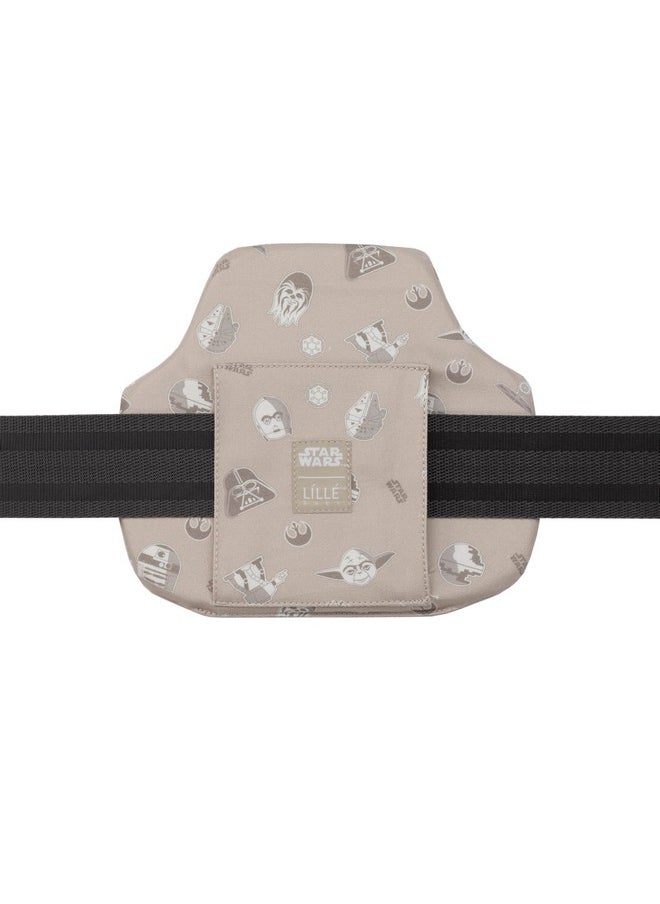 BabbleRoo Baby Wraps Carrier - Baby Essentials Baby Sling Carrier, Secure & Comfortable, Breathable, Easy-to-use, Adjustable XS to XL, Promoting Parent-Child Bonding, Gray