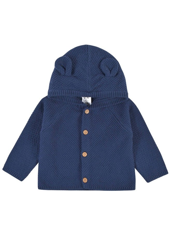 Gerber Unisex Baby 3-Piece Knit Clothing Gift Set Navy Newborn