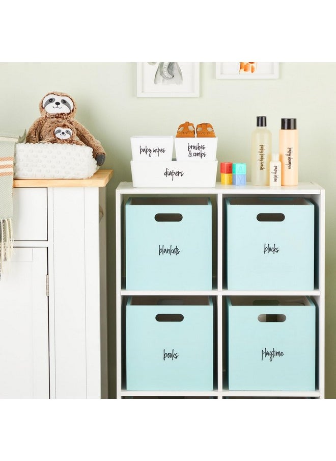 Talented Kitchen Baby & Nursery Labels - 232 Script Kids Bedroom Storage Labels for Dressers, Toys, Stuff, Closet, Changing Table Organization