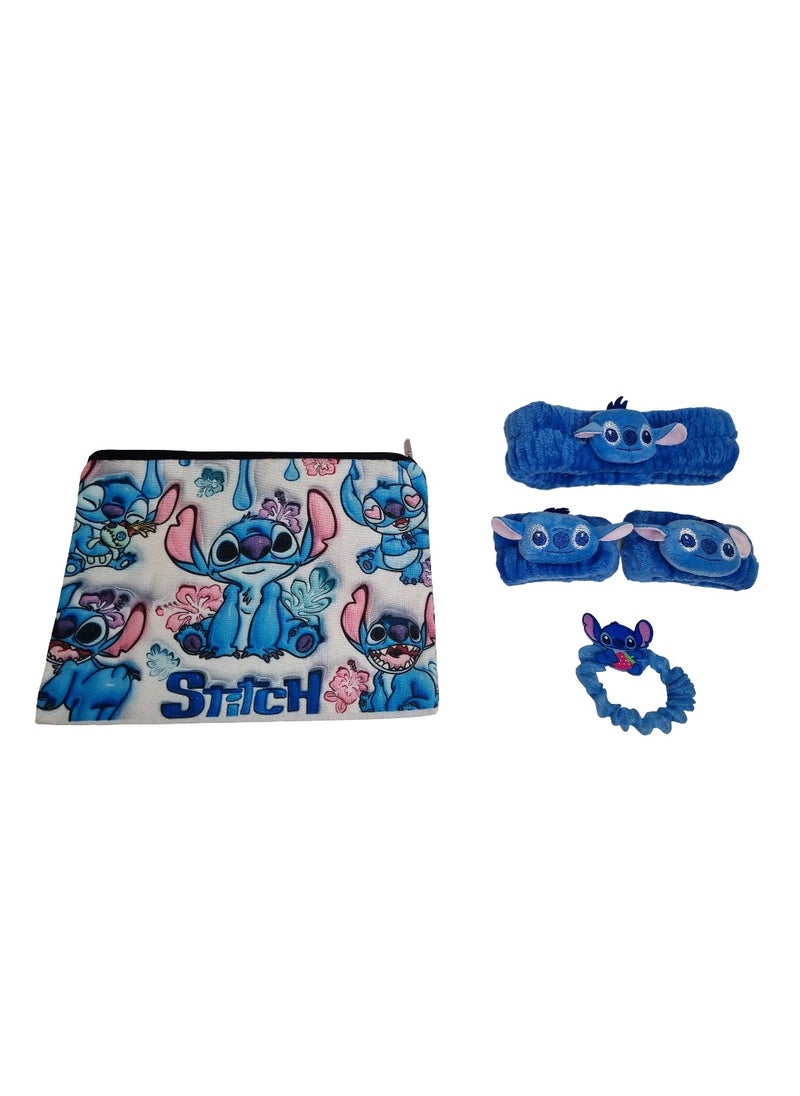 Stitch birthday gift items make up bag and accessories