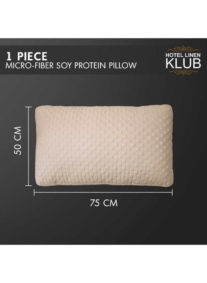 Hotel Linen Klub Soy Bean Pillow – Premium Quality Cooling Touch Bed Pillow