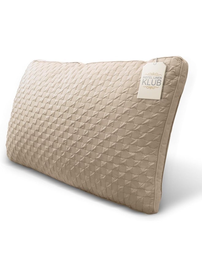 Hotel Linen Klub Soy Bean Pillow – Premium Quality Cooling Touch Bed Pillow