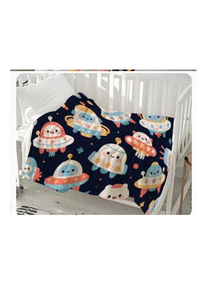 Flannel thin blanket (warm and comfortable, suitable for sleep, gaming, dust removal and sandproof) 150cm*200cm - 727