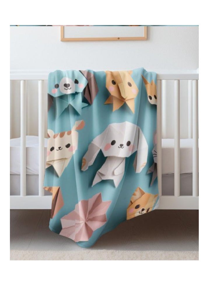 Flannel thin blanket (warm and comfortable, suitable for sleep, gaming, dust removal and sandproof) 150cm*200cm - 889