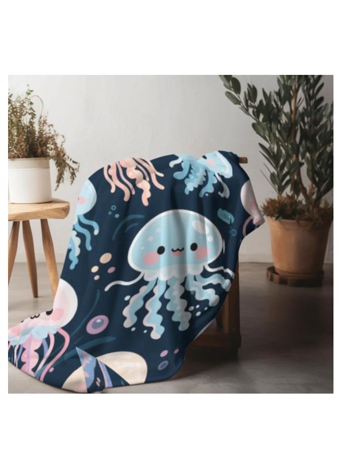 Flannel thin blanket (warm and comfortable, suitable for sleep, gaming, dust removal and sandproof) 150cm*200cm - 864