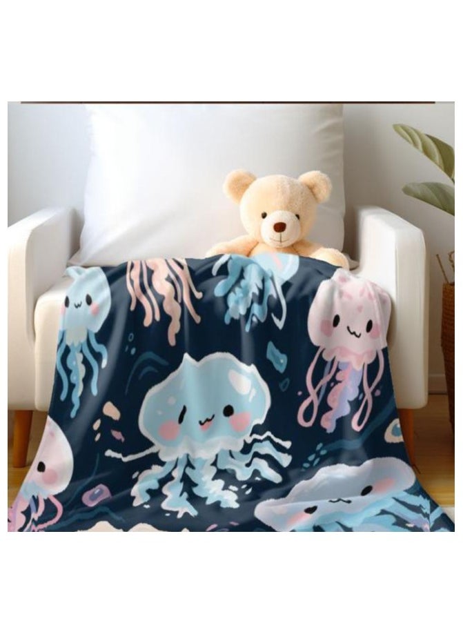 Flannel thin blanket (warm and comfortable, suitable for sleep, gaming, dust removal and sandproof) 150cm*200cm - 864