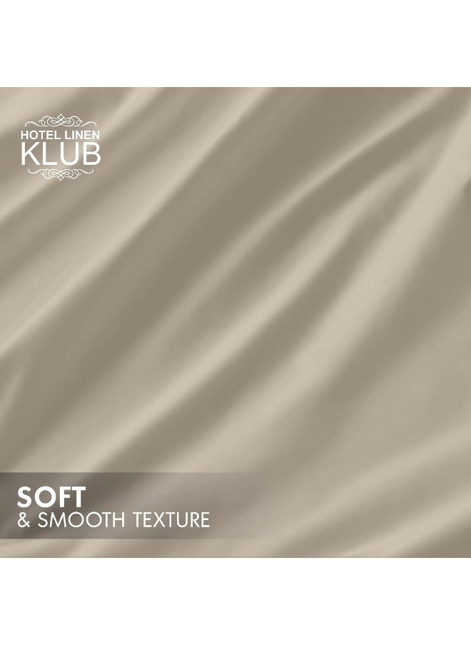 Hotel Linen Klub Luxury 100% Cotton 350TC Fitted Sheet Set