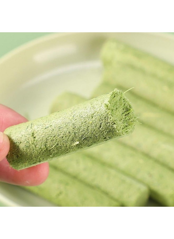 Cat Grass Teething Stick for Hairball Removal and Teeth Cleaning, Cat Grass Sticks for Indoor Cats, Chicken Flavored Hairball Treats for Cats, Natural Cat Dental Treat