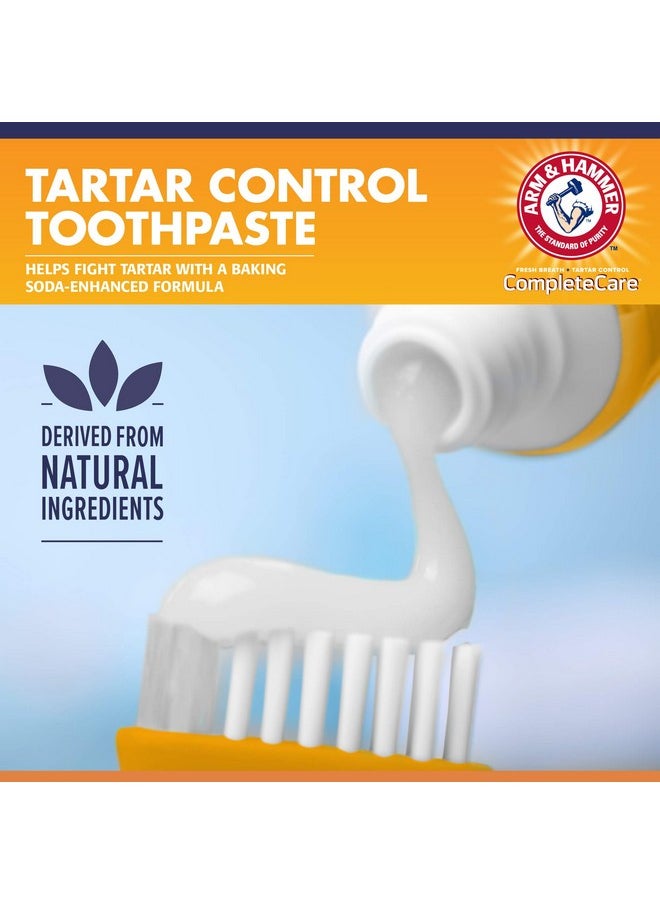 Arm & Hammer for Pets Complete Care Cat & Kitten Dental Kit | Includes 2.5 oz Tuna Flavor Enzymatic Cat Toothpaste, Cat Toothbrush, and Rubber Finger Brush for Cats