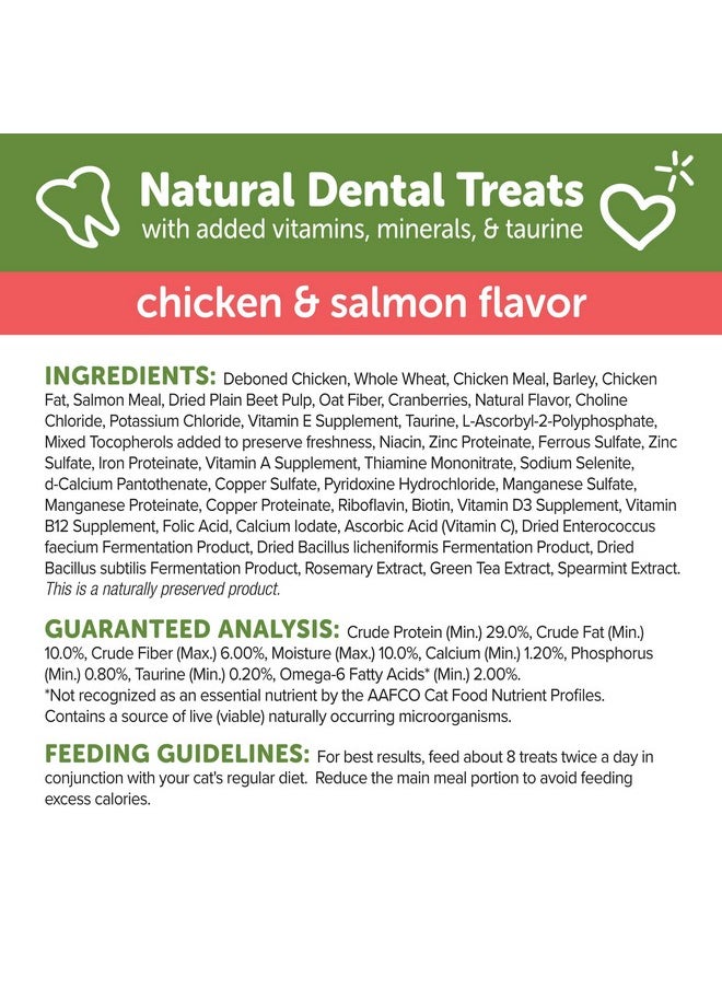 Whimzees Wellness Cat Dental Treats, Natural Chews, Chicken and Salmon Flavor, (2 Ounce Bag)
