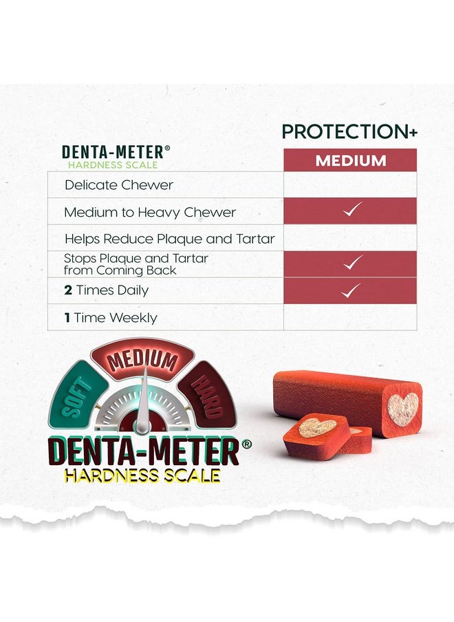 ARK NATURALS Protection Plus Brushless Toothpaste for Mini Breeds, 4 oz Bag, Dog Dental Chew with Toothpaste Center, Prevents Plaque & Tartar, Freshens Breath