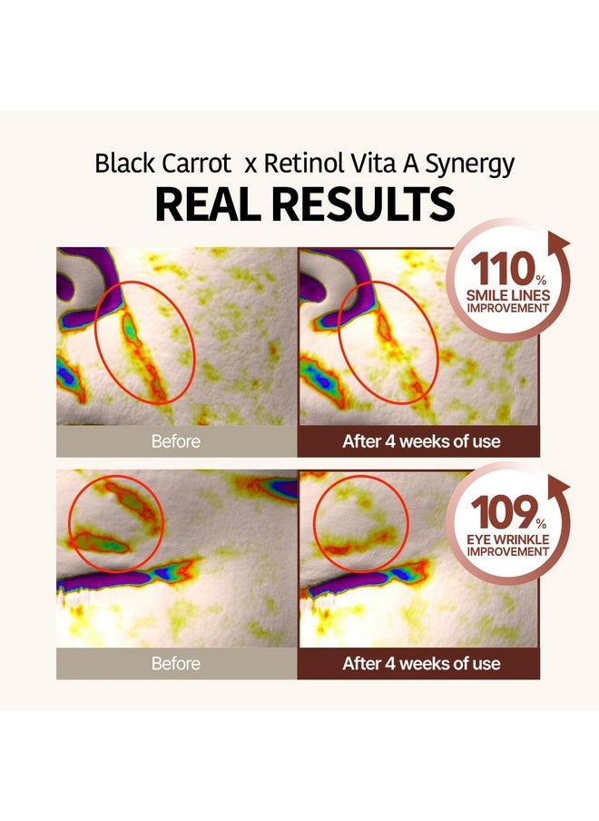 GOODAL Black Carrot VITA-A Retinol Cream 50ml, Korean Skin Care Moisturizer, 48-hour Lasting Hydration