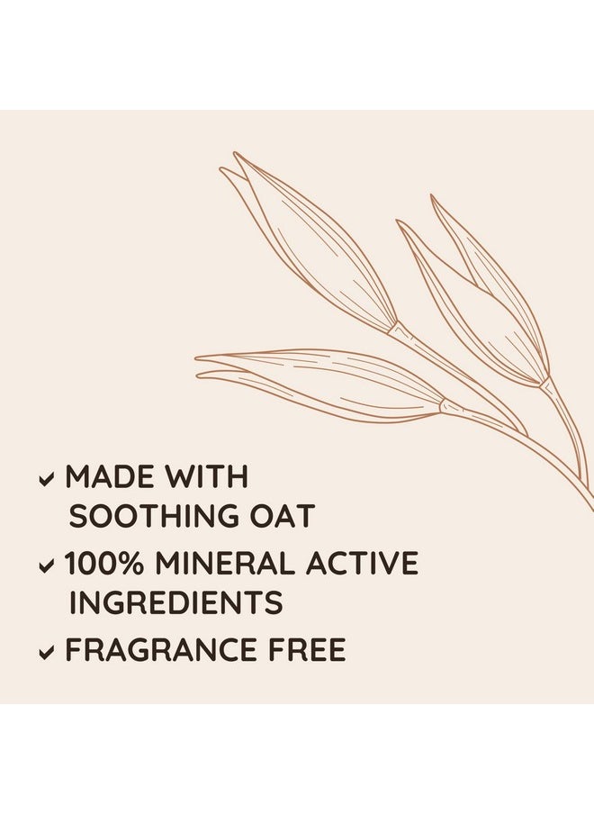 Aveeno Protect + Soothe Face Mineral Sunscreen with Broad Spectrum SPF 30 for Sensitive Skin, Lightweight & Non-Greasy Face Sunscreen, Water-Resistant UVA/UVB Protection, 1.7 fl. oz
