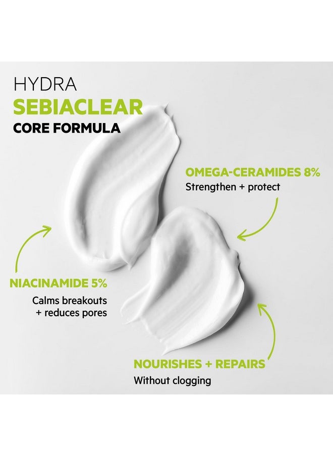 SVR Sebiaclear Moisturizing Face Cream - Soothing Moisturizer, Reduces the appearance of marks, with Niacinamide, Hyaluronic Acid and Ceramides for Oily Sensitive Skin, Non-Comedogenic. 1.4 oz.