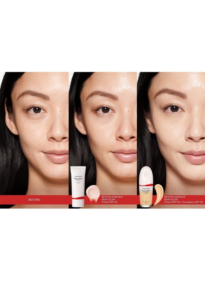 Shiseido RevitalEssence Skin Glow Primer SPF 25 - Instant Glow, 24-Hour Hydration Primer - 30 mL - Broad Spectrum SPF 25 - Non-Comedogenic - All Skin Types