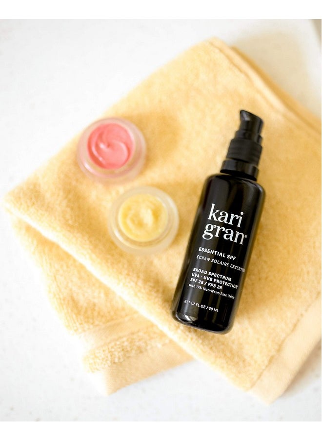 Kari Gran - Natural Essential SPF 30 Moisturizing Facial Sunscreen with Plant-Based Ingredients (1oz / 30ml)