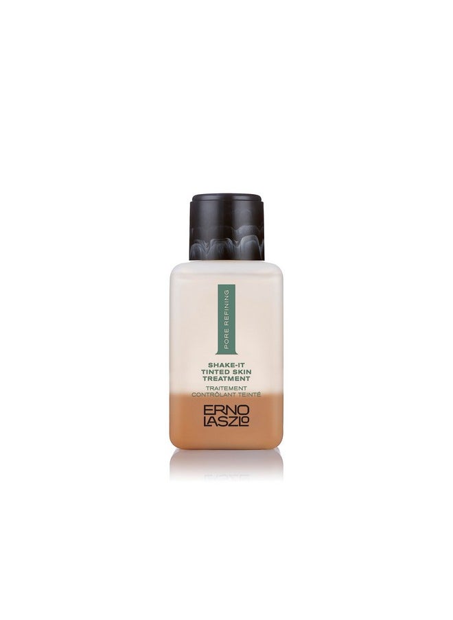 Erno Laszlo Shake-It Tinted Skincare Treatment, Medium Face Tint for Warmer Complexions, Beautiful Skin Tone, Controls Oil, Natural Matte Finish (3 Fl Oz)