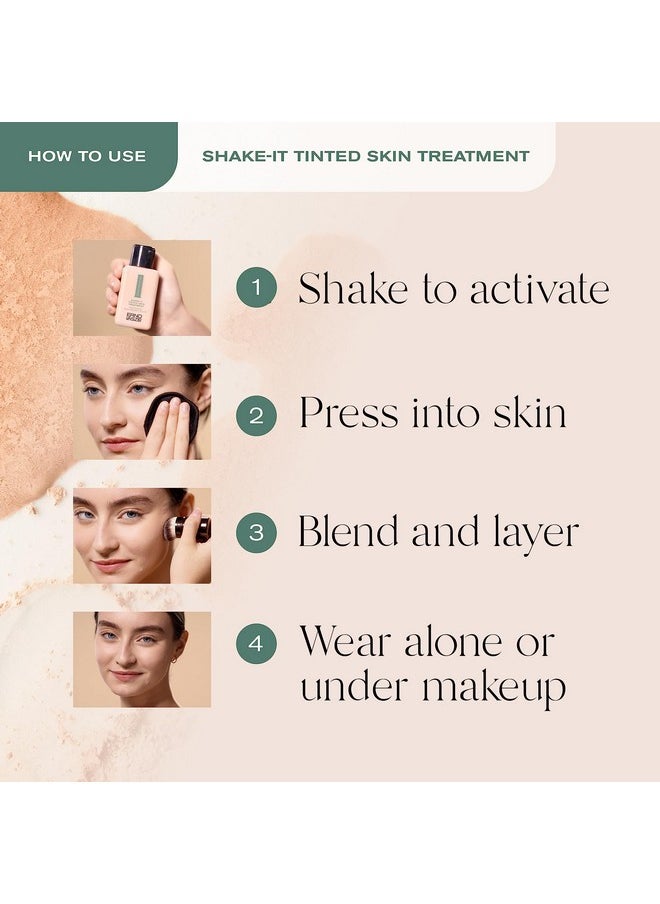 Erno Laszlo Shake-It Tinted Skincare Treatment, Medium Face Tint for Warmer Complexions, Beautiful Skin Tone, Controls Oil, Natural Matte Finish (3 Fl Oz)